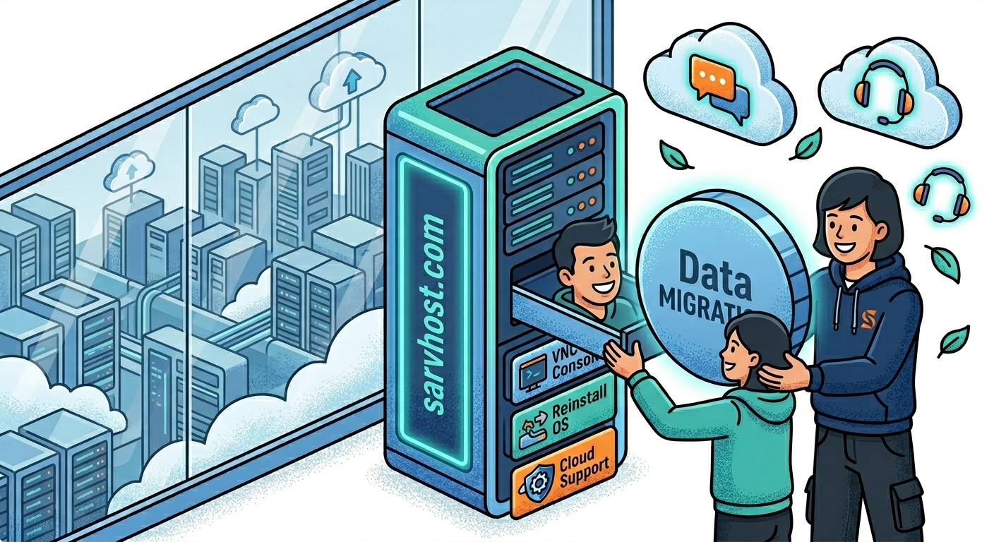 مهاجرت به سروهاست و انتقال سرور